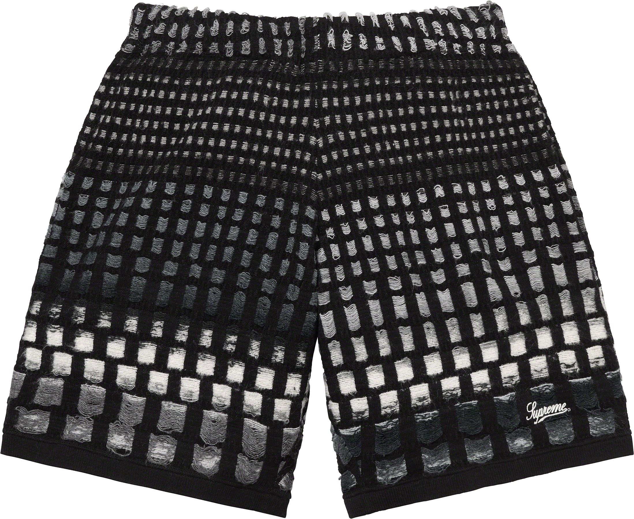 Gradient Grid Knit Short view 12
